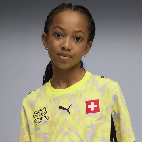 Schweiz Kinder Torwart Trikot WM Gelb - 2026